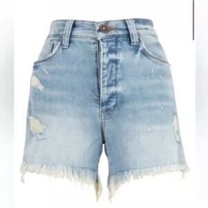 Edyson Jean Shorts 30 NWT Light Park Wash Delon High Rise MSRP $148 4” Long